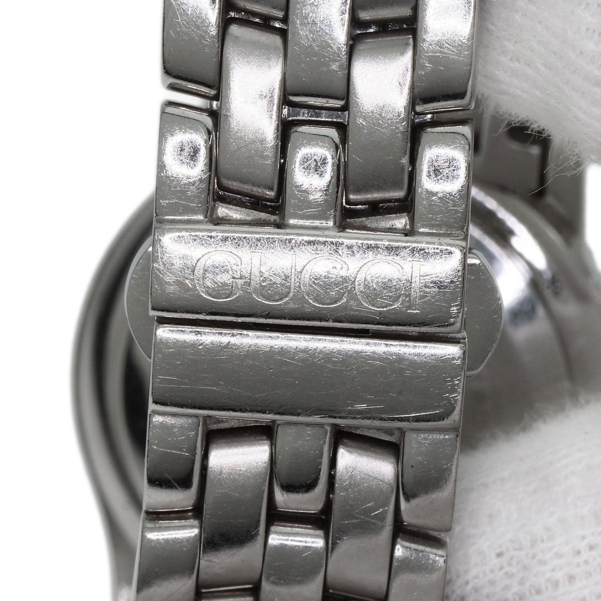 GUCCI Watches Quartz 5500L Stainless Steel Silver Round face Silver dial