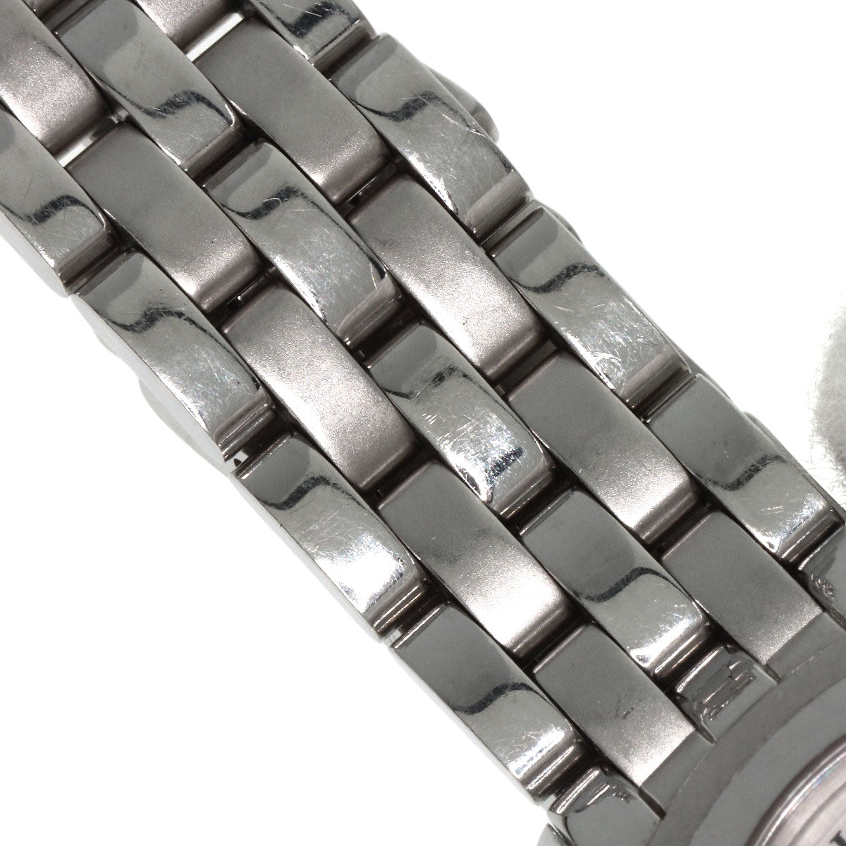 GUCCI Watches Quartz 5500L Stainless Steel , Stainless Steel Silver Round face Silver dial Women Used