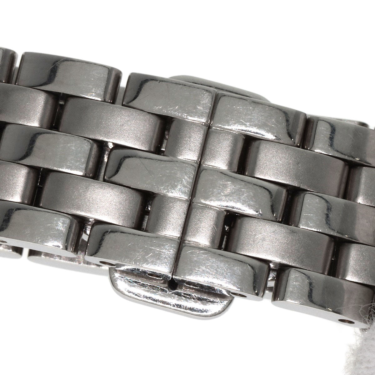 GUCCI Watches Quartz 5500L Stainless Steel , Stainless Steel Silver Round face Silver dial Women Used