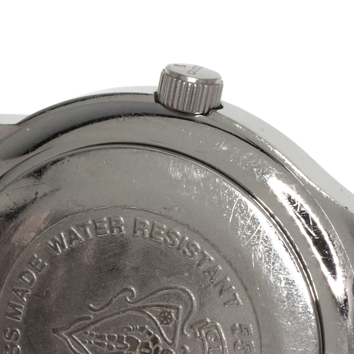 GUCCI Watches Quartz 5500L Stainless Steel , Stainless Steel Silver Round face Silver dial Women Used