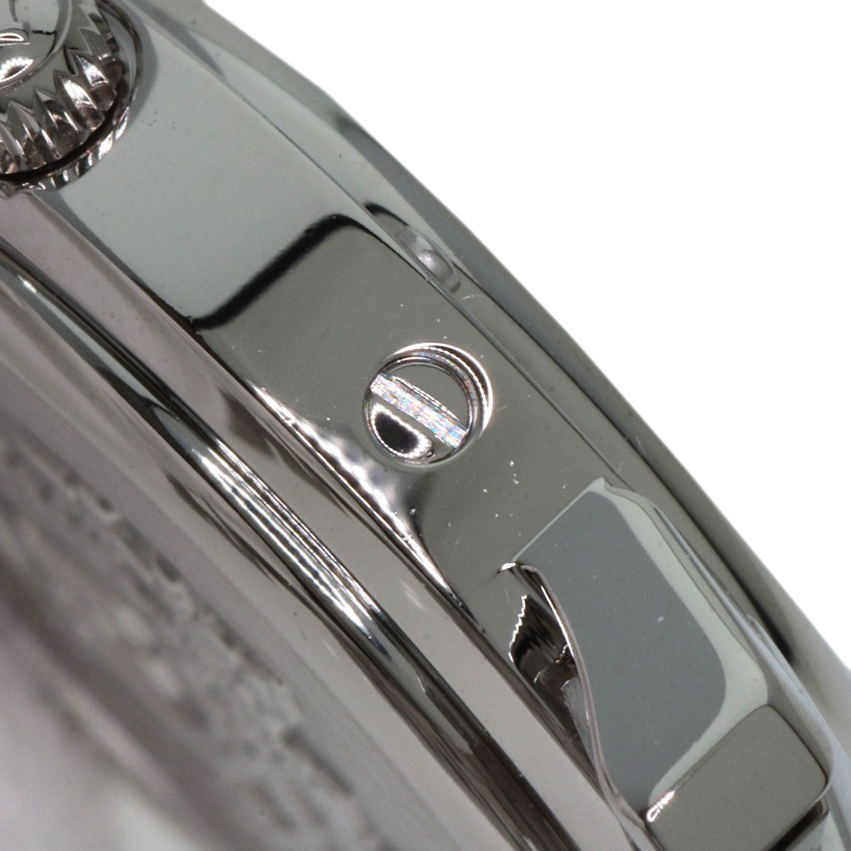 HERMES Watches Quartz CL4.210 Stainless Steel Silver Clipper Nacre New Buckle Blue shell dial