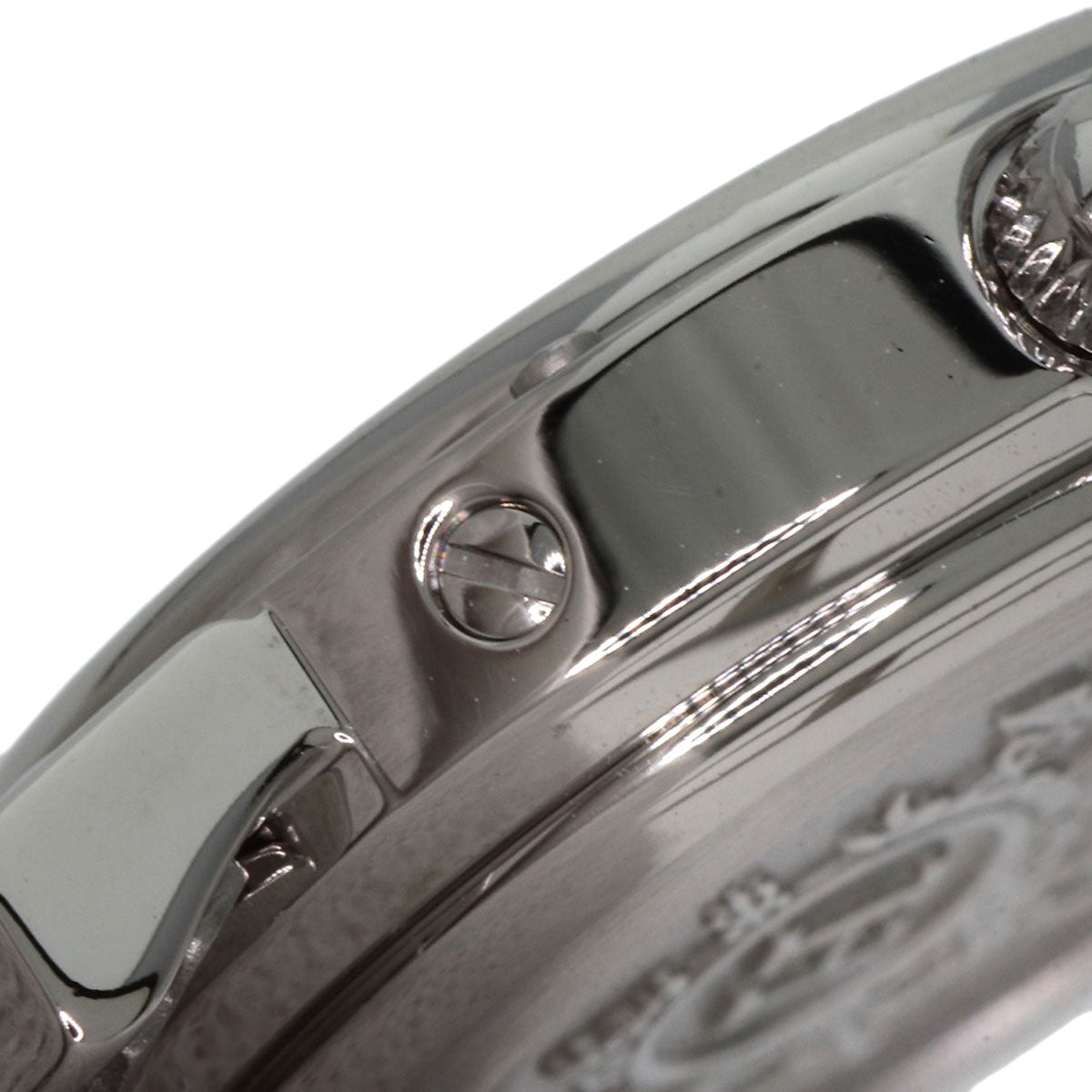 HERMES Watches Quartz CL4.210 Stainless Steel Silver Clipper Nacre New Buckle Blue shell dial