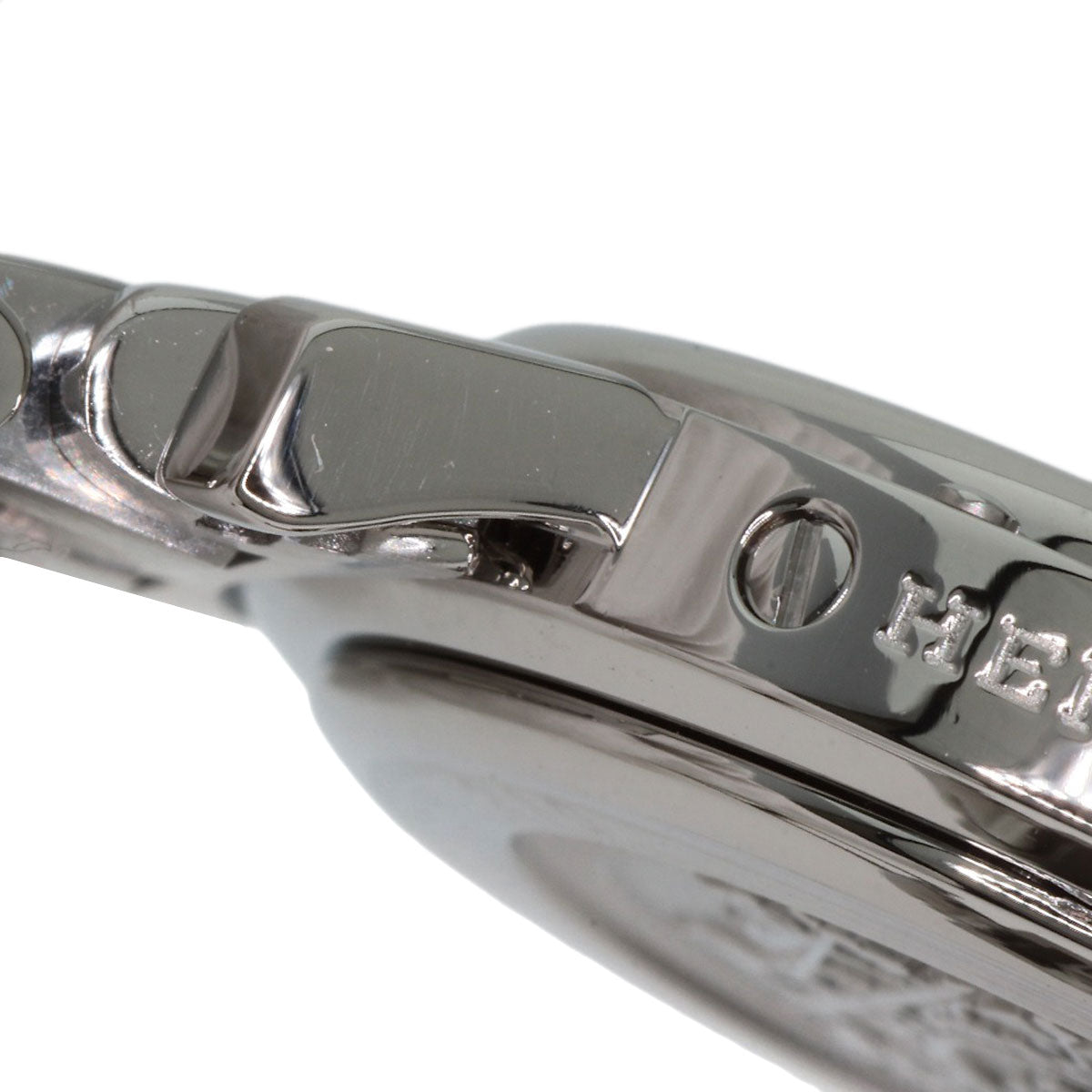 HERMES Watches Quartz CL4.210 Stainless Steel Silver Clipper Nacre New Buckle Blue shell dial
