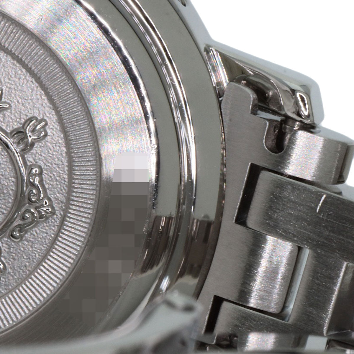 HERMES Watches Quartz CL4.210 Stainless Steel Silver Clipper Nacre New Buckle Blue shell dial