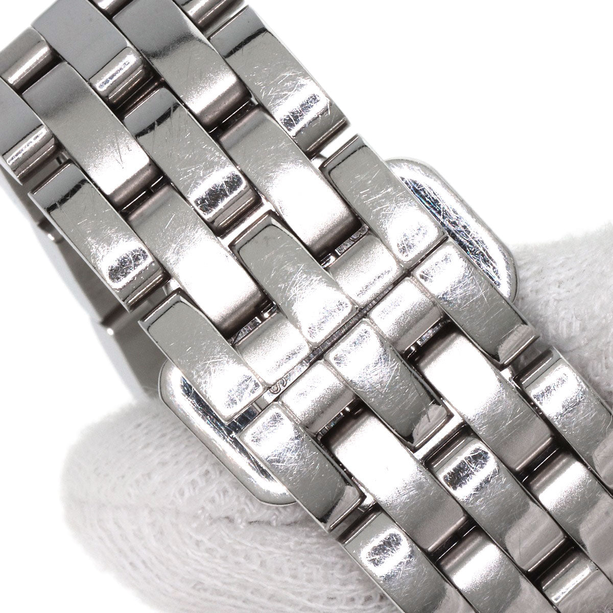 GUCCI Watches Quartz 5500L Stainless Steel Silver 11P Diamond black dial