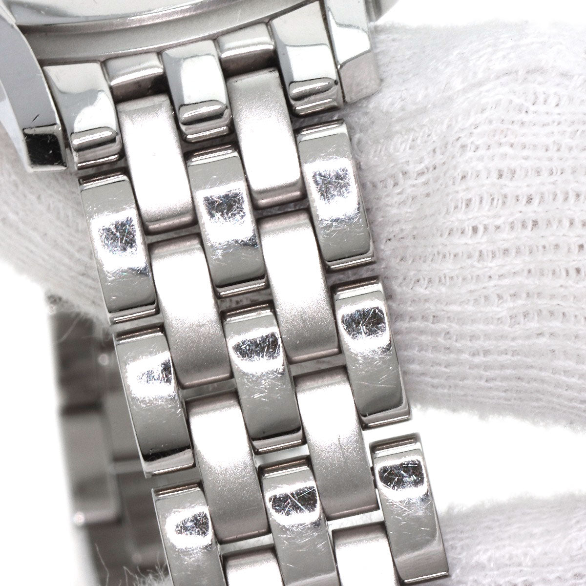 GUCCI Watches Quartz 5500L Stainless Steel Silver 11P Diamond black dial