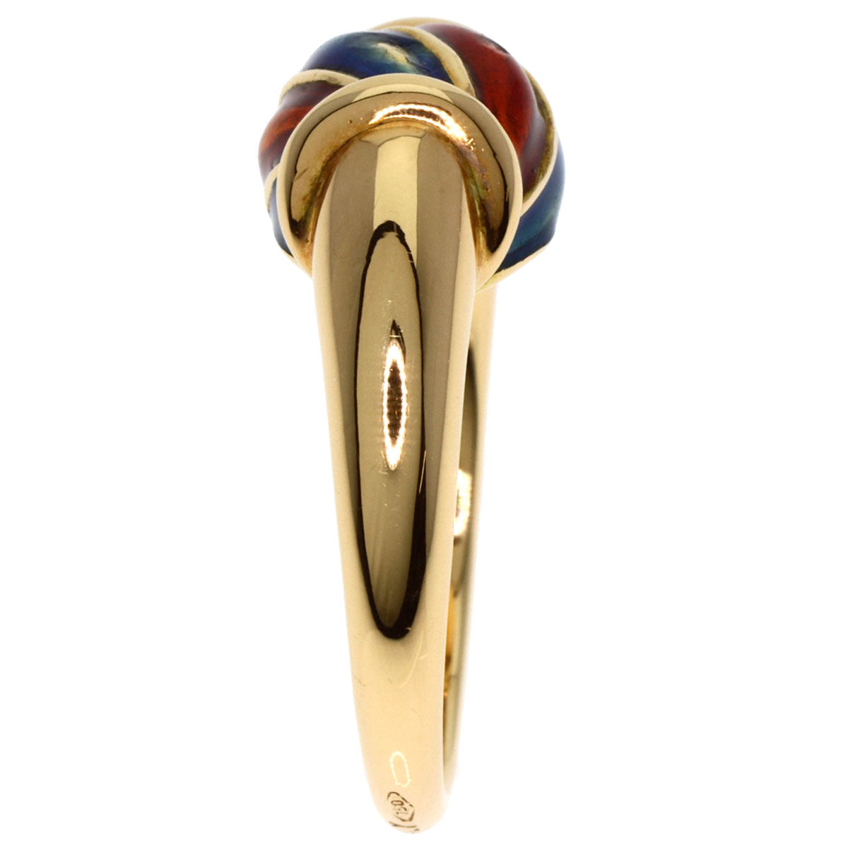 GUCCI Ring 18K Yellow Gold gold enamel