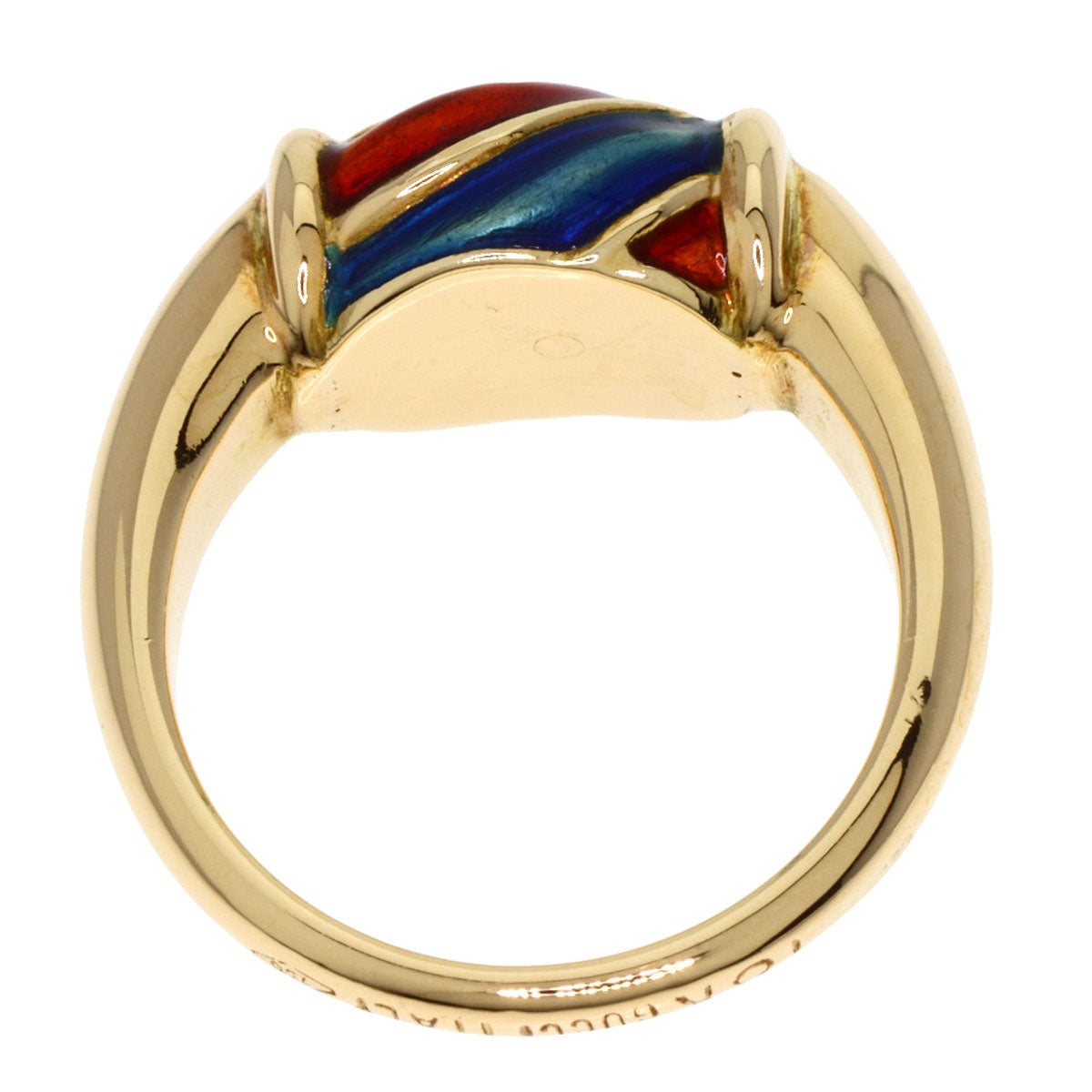 GUCCI Ring 18K Yellow Gold gold enamel