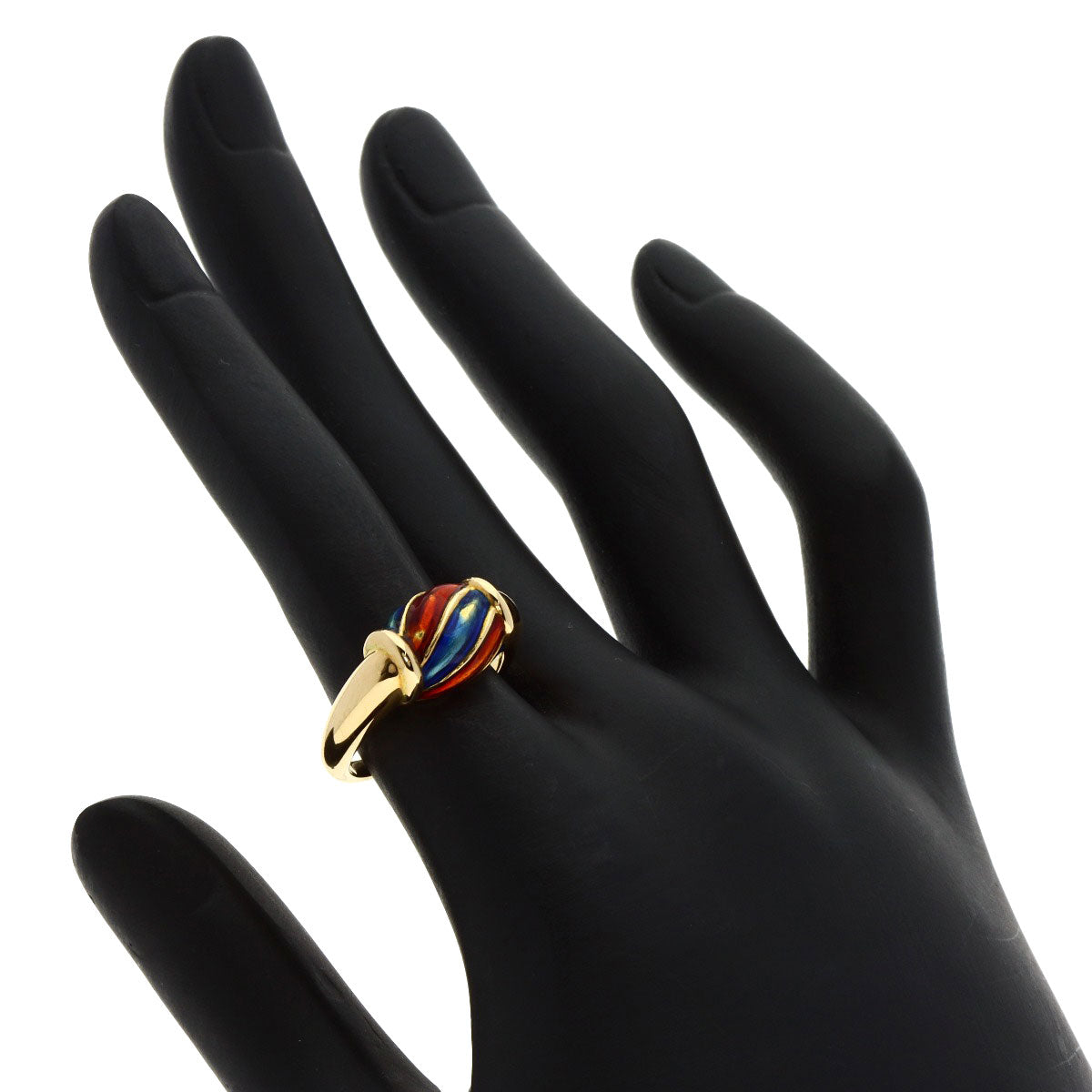 GUCCI Ring 18K Yellow Gold gold enamel