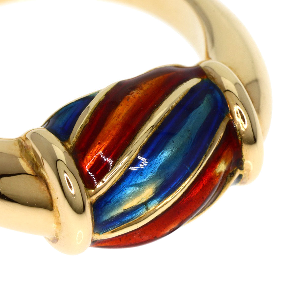 GUCCI Ring 18K Yellow Gold gold enamel