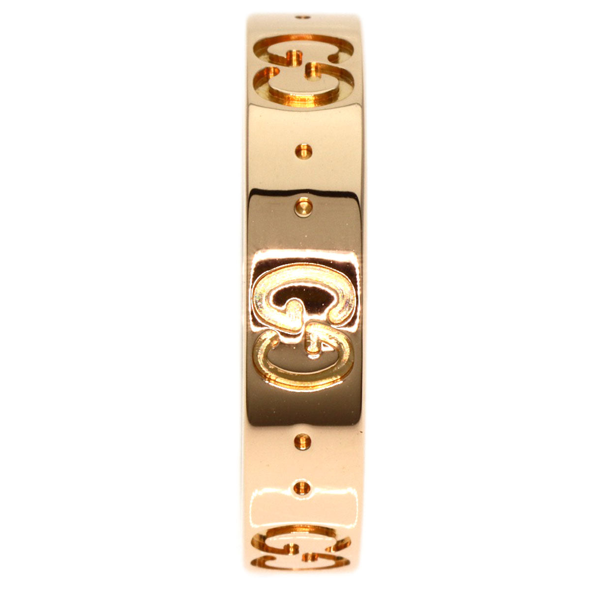 GUCCI Ring 18K Pink Gold gold icon Women Used