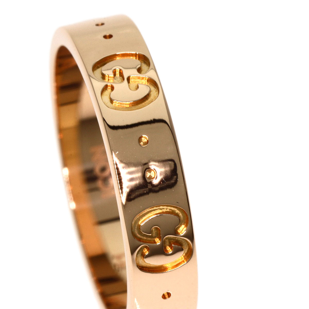 GUCCI Ring 18K Pink Gold gold icon Women Used