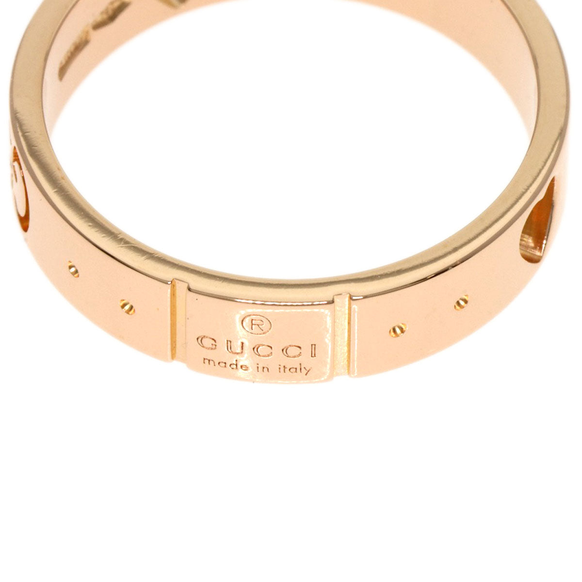 GUCCI Ring 18K Pink Gold gold Icon Amore