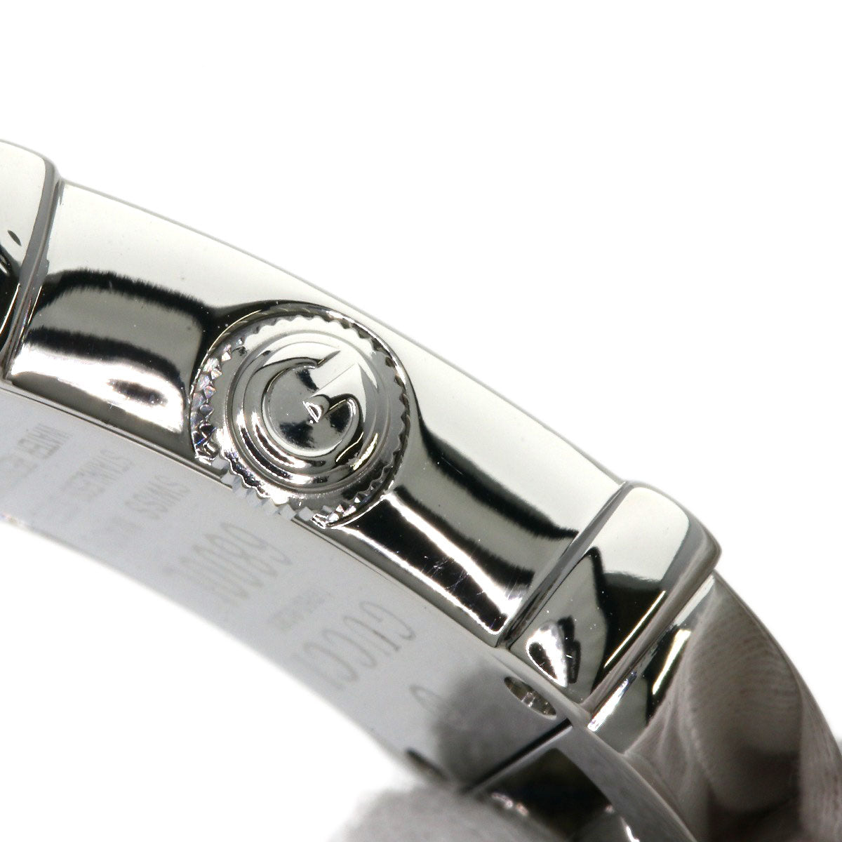 GUCCI Watches Quartz 6800L Stainless Steel Silver Square face shell dial