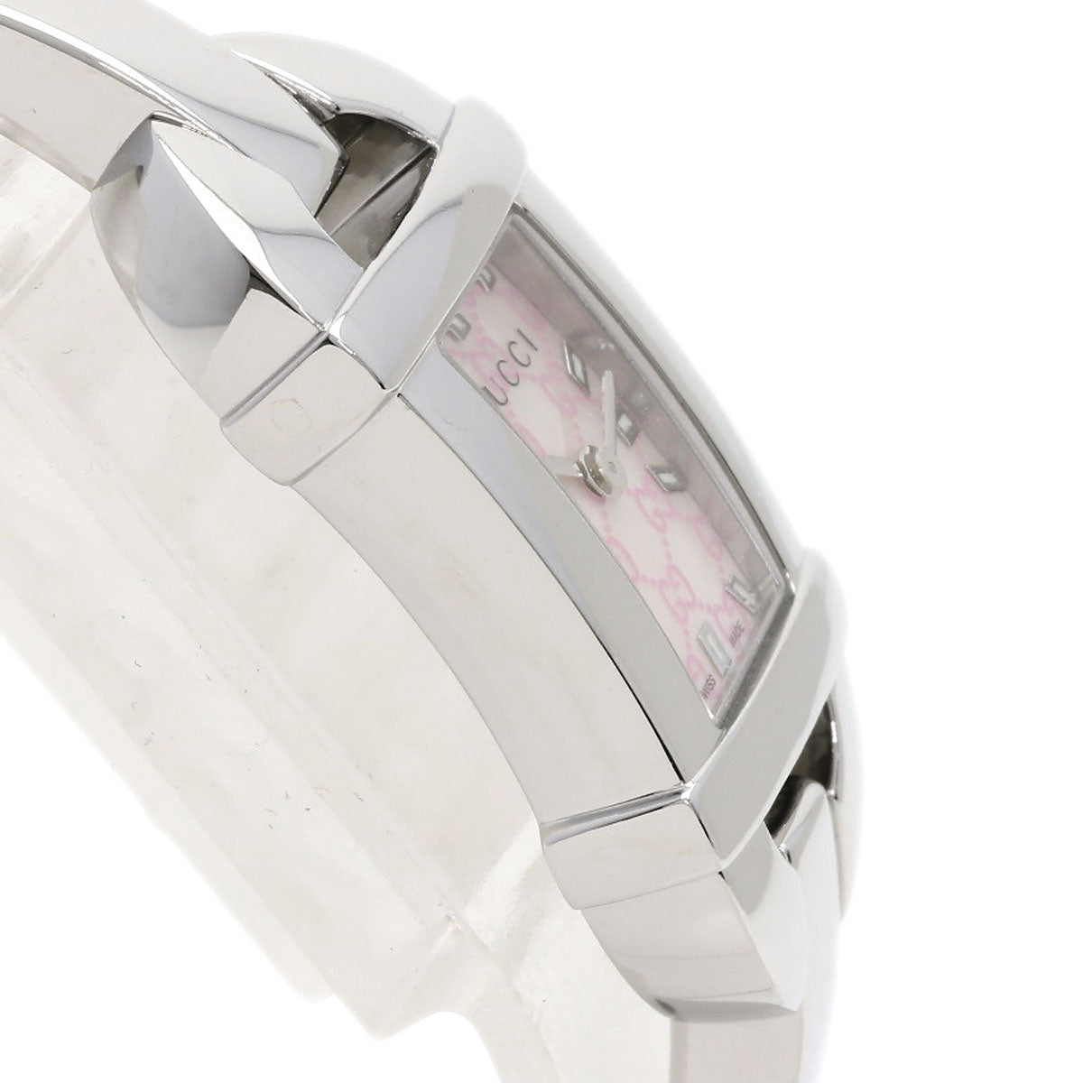 GUCCI Watches Quartz 6800L Stainless Steel Silver Square face shell dial