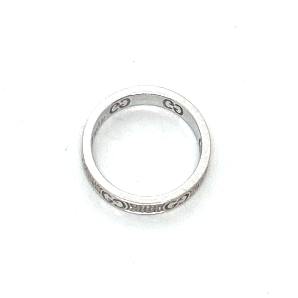 GUCCI Ring K18WG Silver Diamond Icon Stardust 12