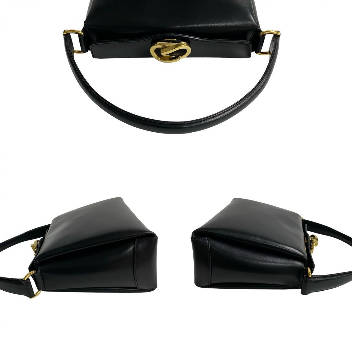 GUCCI Handbag Calfskin black