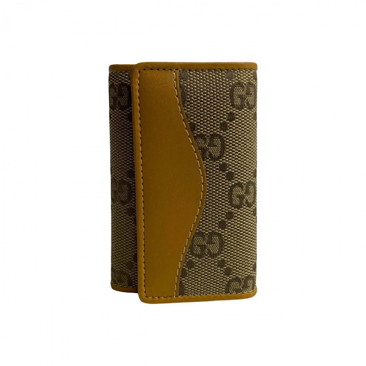 GUCCI Key case Key holder  canvas Brown