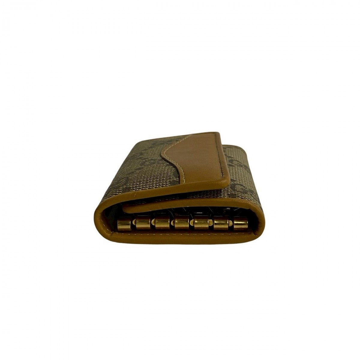 GUCCI Key case Key holder  canvas Brown