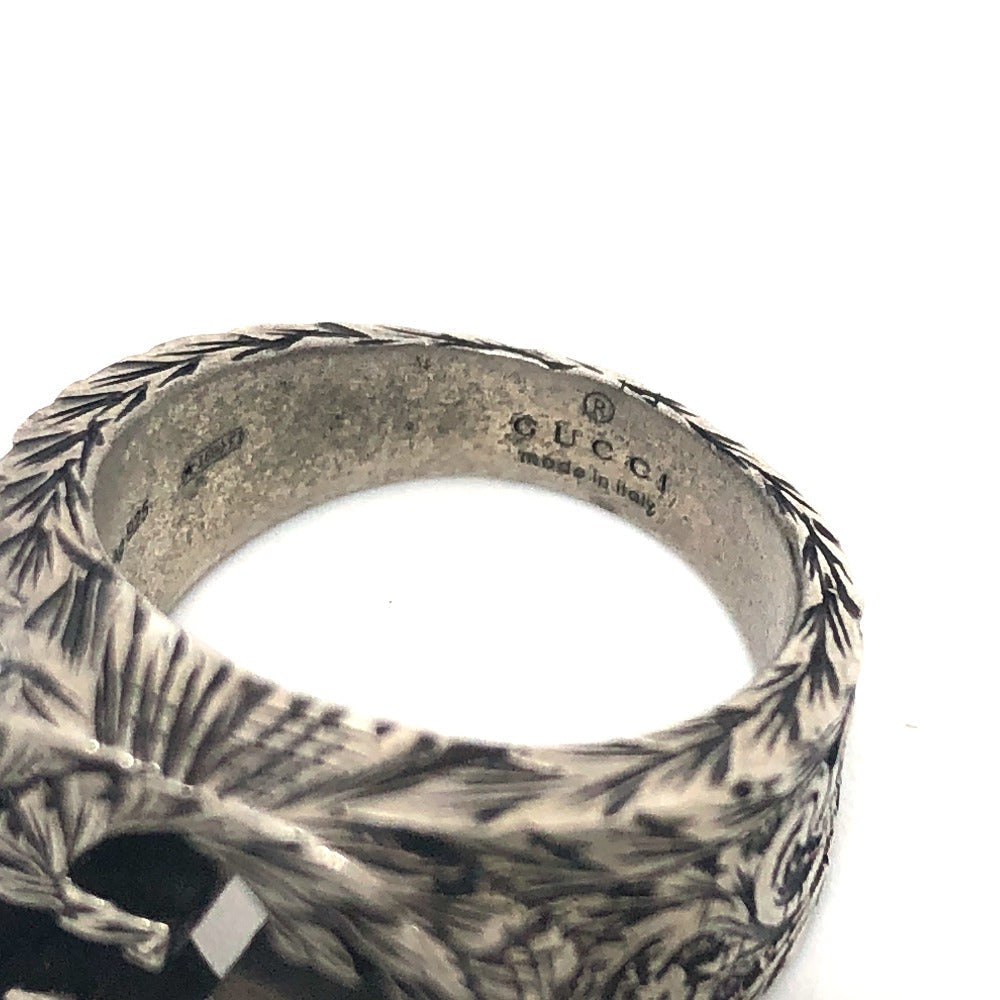 GUCCI Ring AG925 Silver Interlocking G 11
