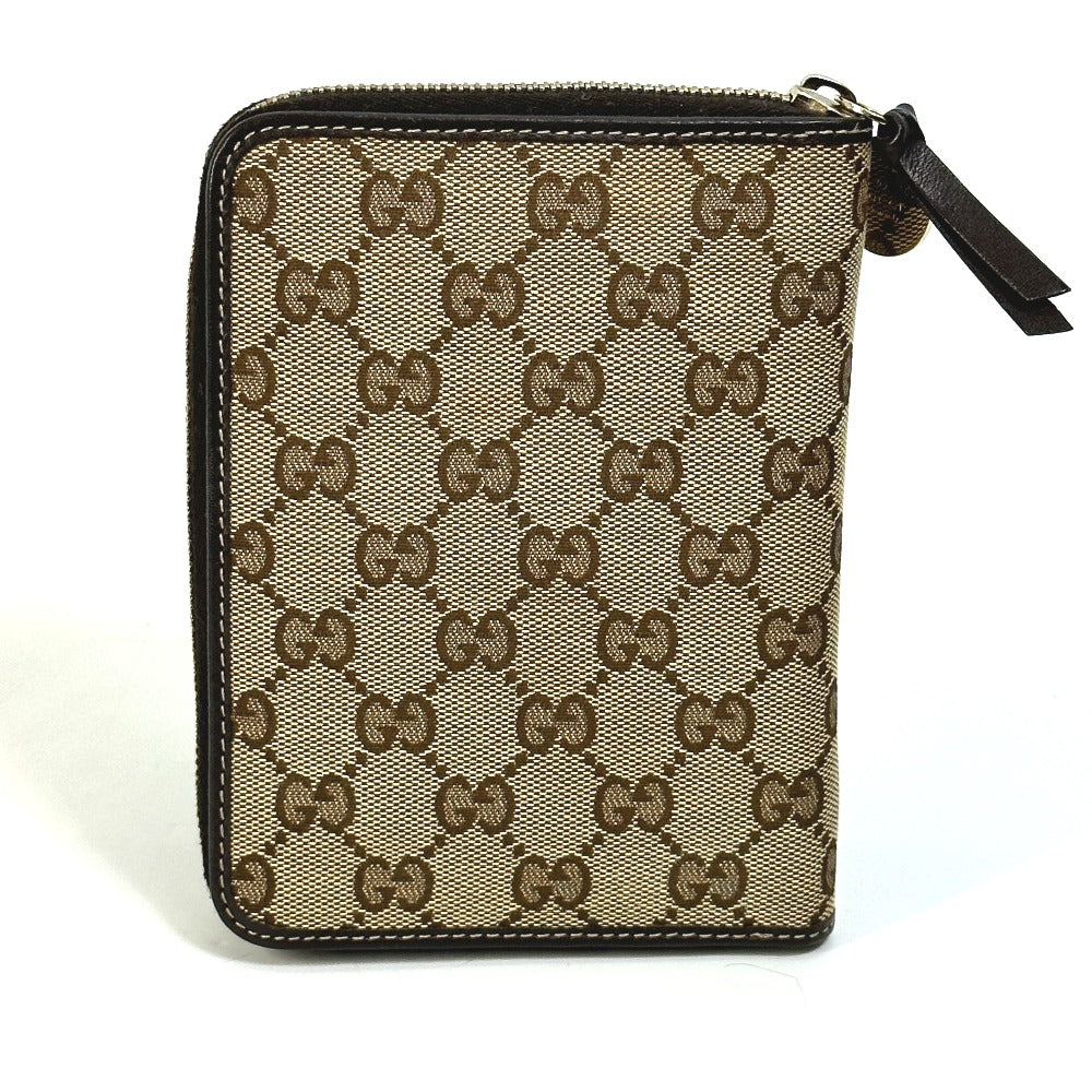 GUCCI Notebook cover 233152 GG canvas / leather Brown GG Gutchori Chihuahua