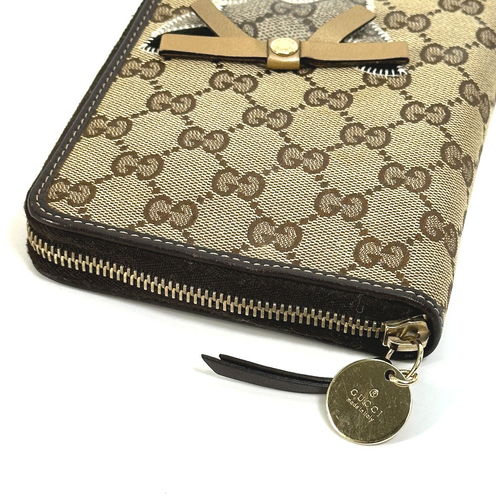 GUCCI Notebook cover 233152 GG canvas / leather Brown GG Gutchori Chihuahua