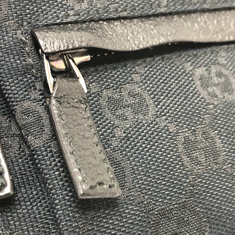 GUCCI Waist bag 162962 GG canvas black GG canvas W pocket Women Used