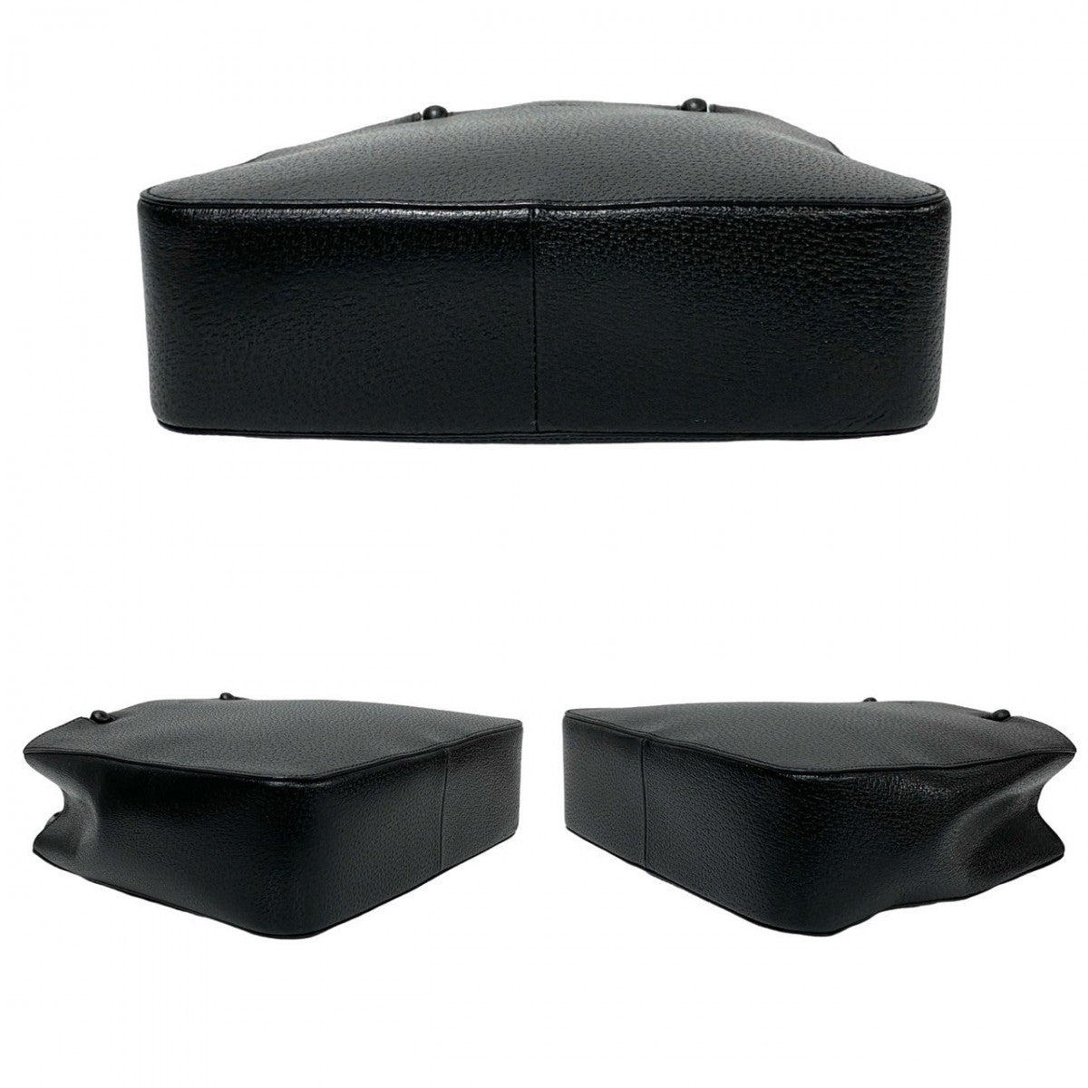 GUCCI Handbag leather black Bamboo