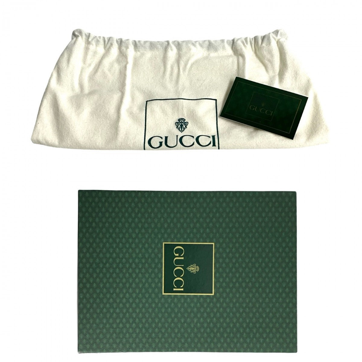 GUCCI Handbag leather Navy Old Gucci