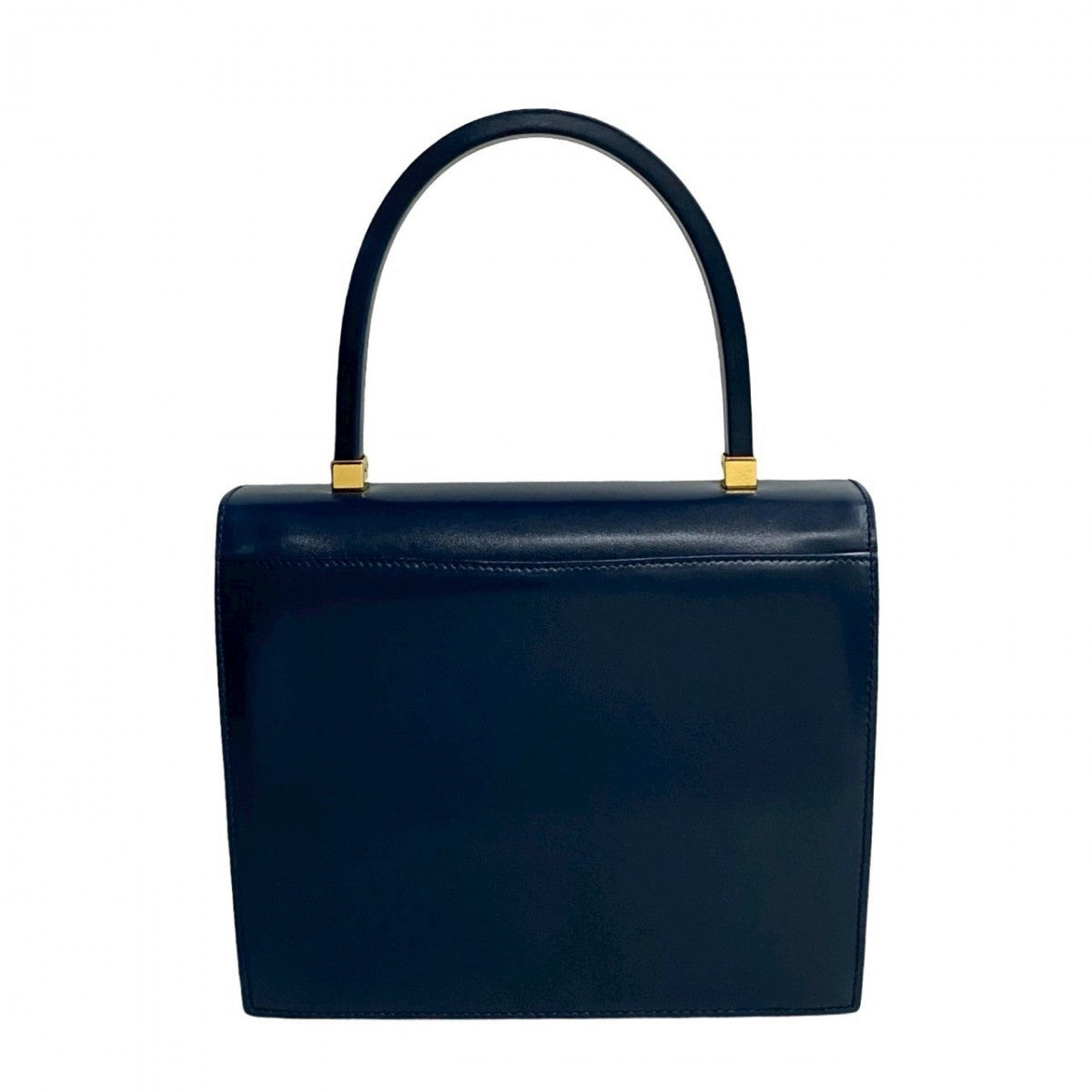 GUCCI Handbag leather Navy Old Gucci