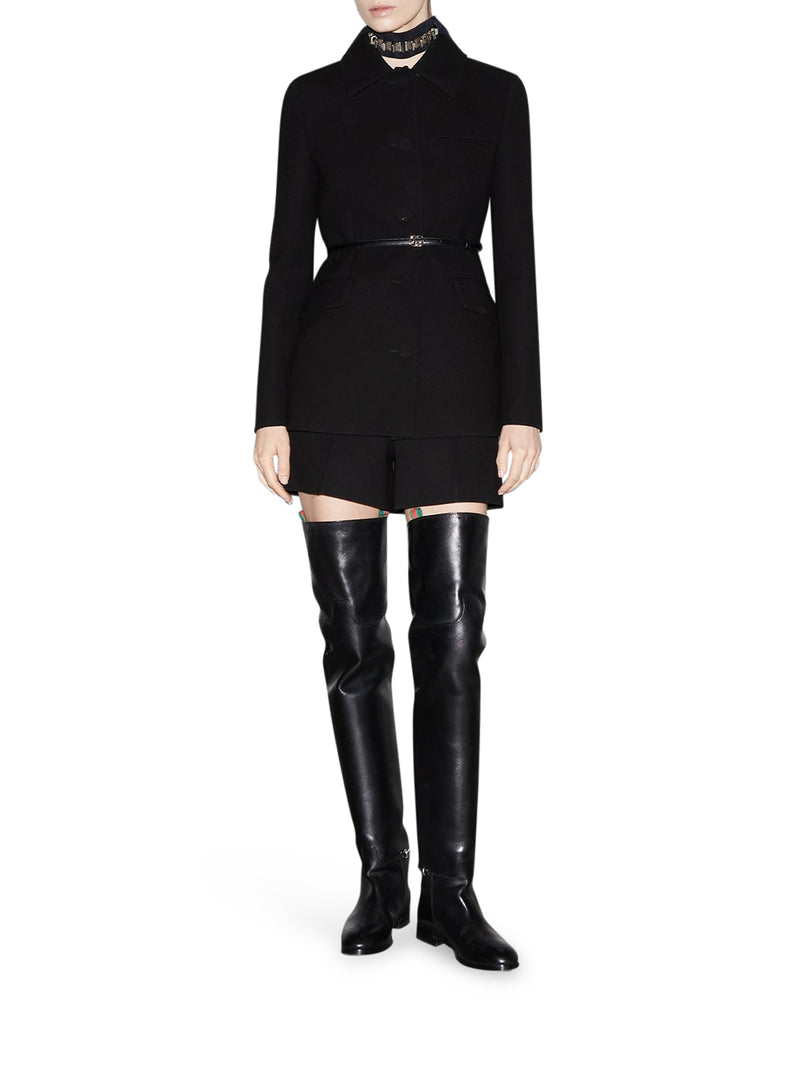 Gucci Women Wool Crepe Jacket