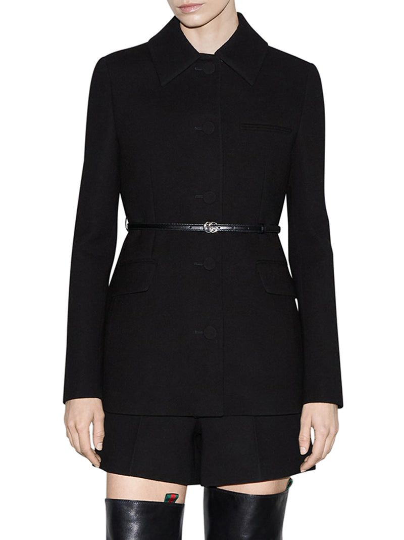 Gucci Women Wool Crepe Jacket