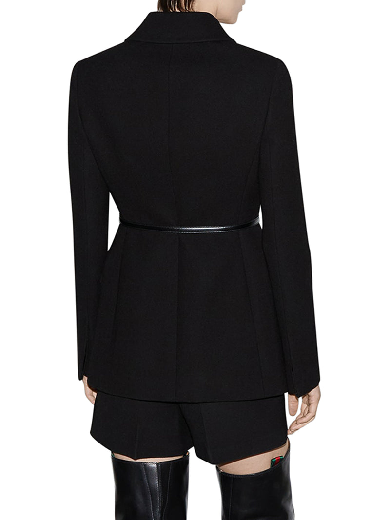 Gucci Women Wool Crepe Jacket