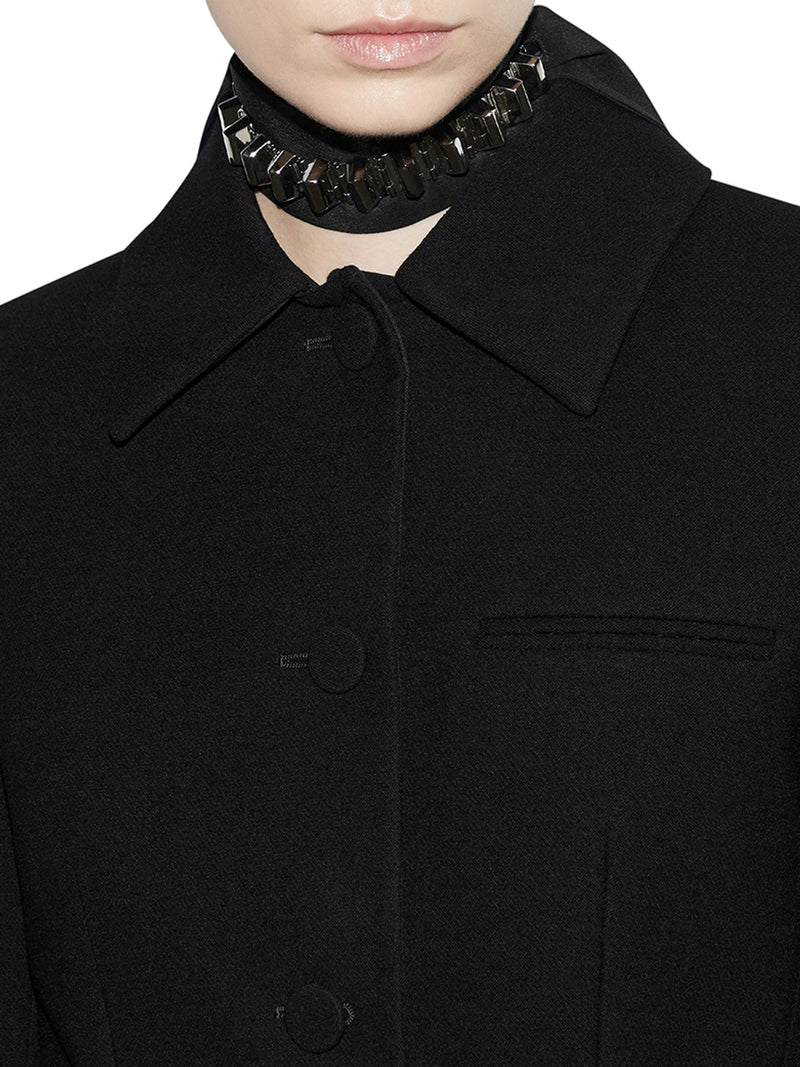 Gucci Women Wool Crepe Jacket