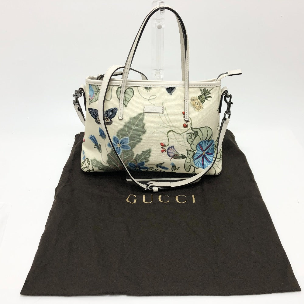 GUCCI Handbag 353440 PVC / Leather multicolor flora Women Secondhand