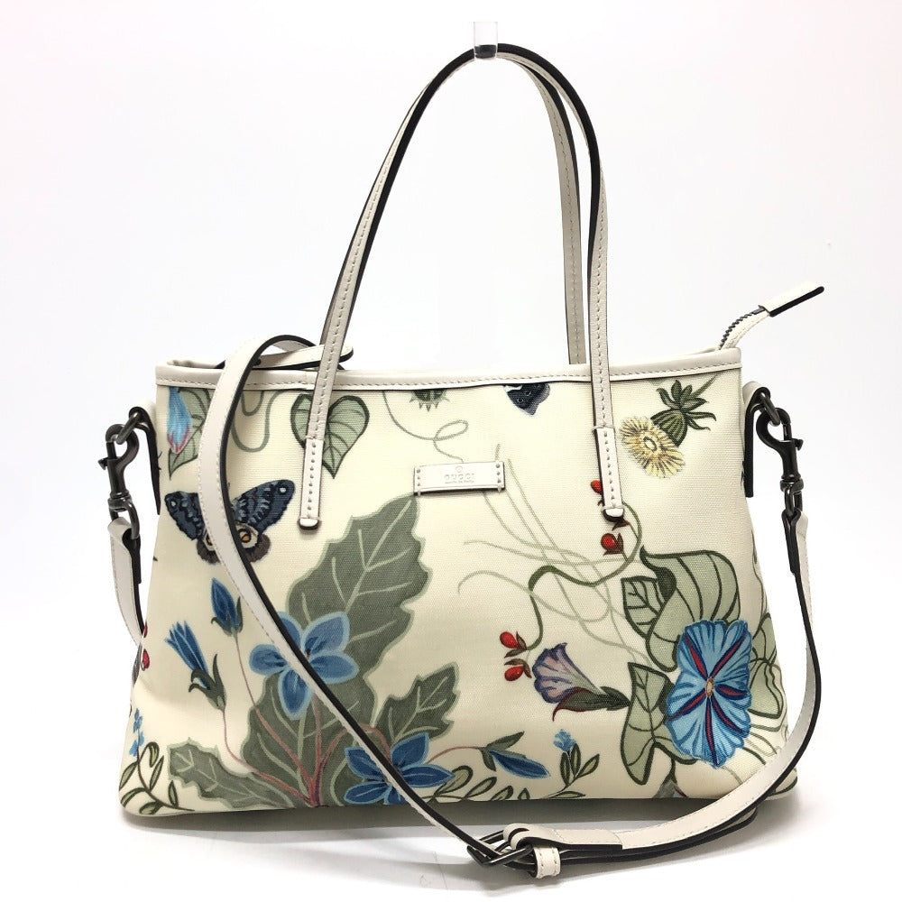 GUCCI Handbag 353440 PVC / Leather multicolor flora Women Secondhand