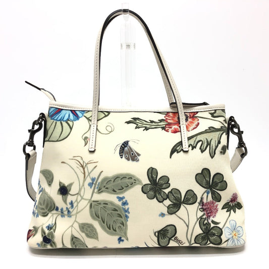 GUCCI Handbag 353440 PVC / Leather multicolor flora Women Secondhand