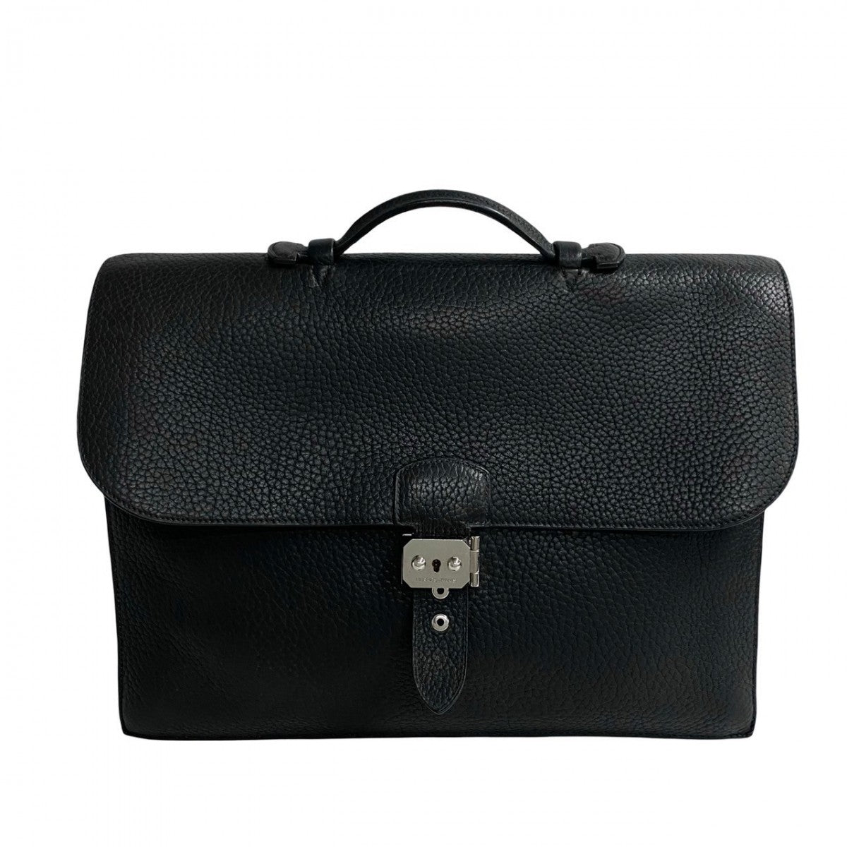 HERMES Business bag Fjord black Sac Adepeche 38