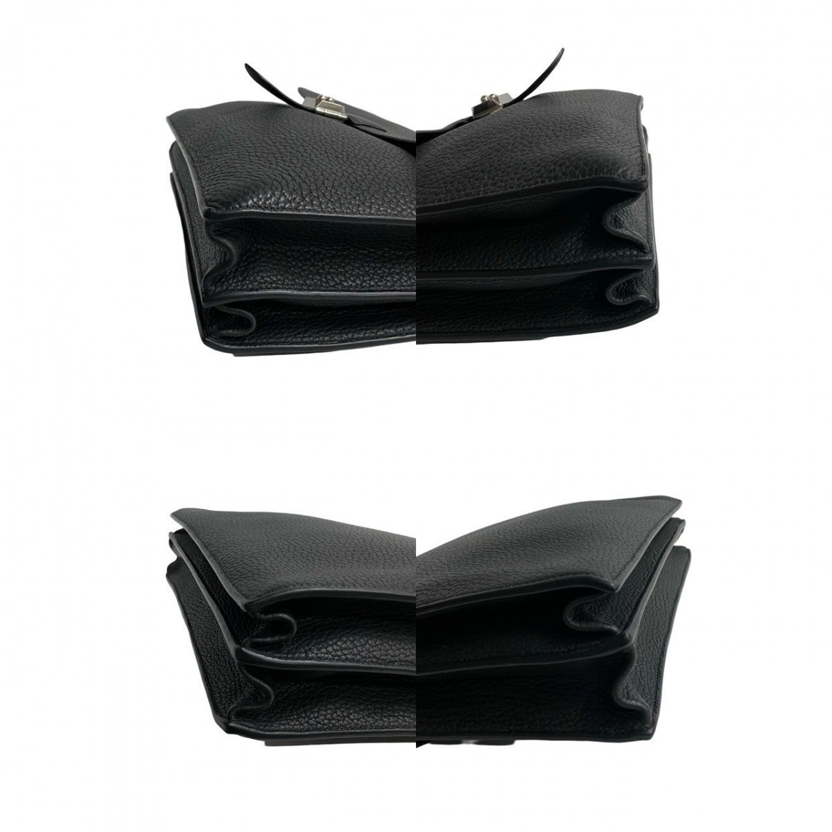 HERMES Business bag Fjord black Sac Adepeche 38
