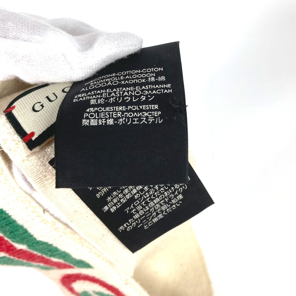 GUCCI hair accessory Polyurethane white GG logo sherry line mens Used