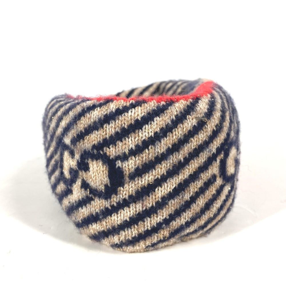GUCCI hair accessory Wool, Nylon multicolor lame GG logo headband