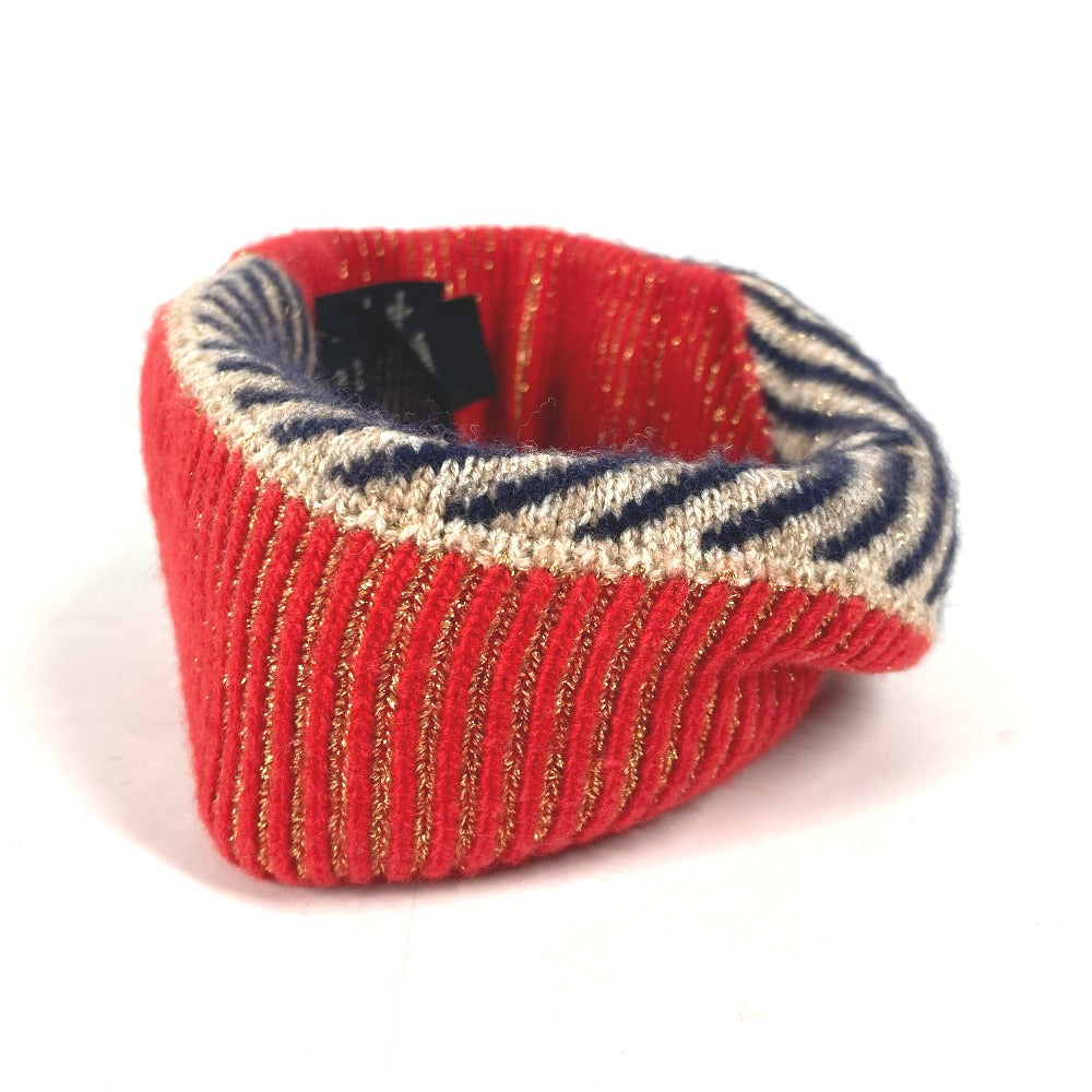 GUCCI hair accessory Wool, Nylon multicolor lame GG logo headband