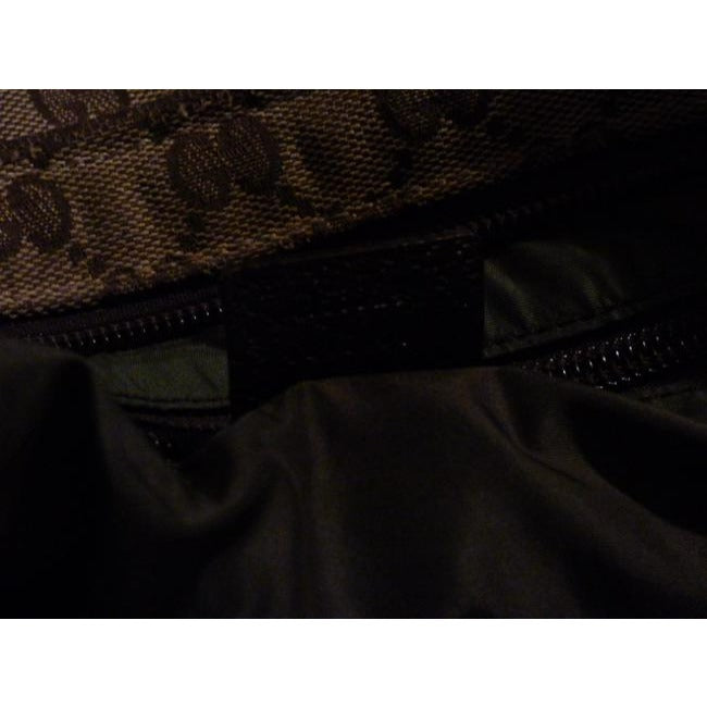 Gucci Supreme Bag W Guccissima Print Canvas Tote Red Green Handle Brown Leather And Gg Leather