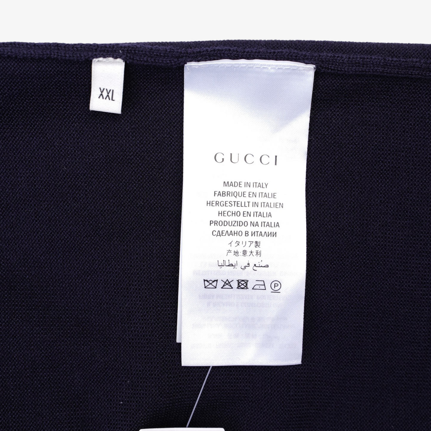 Gucci Mens Wool Bee Jumper Navy UK XXL