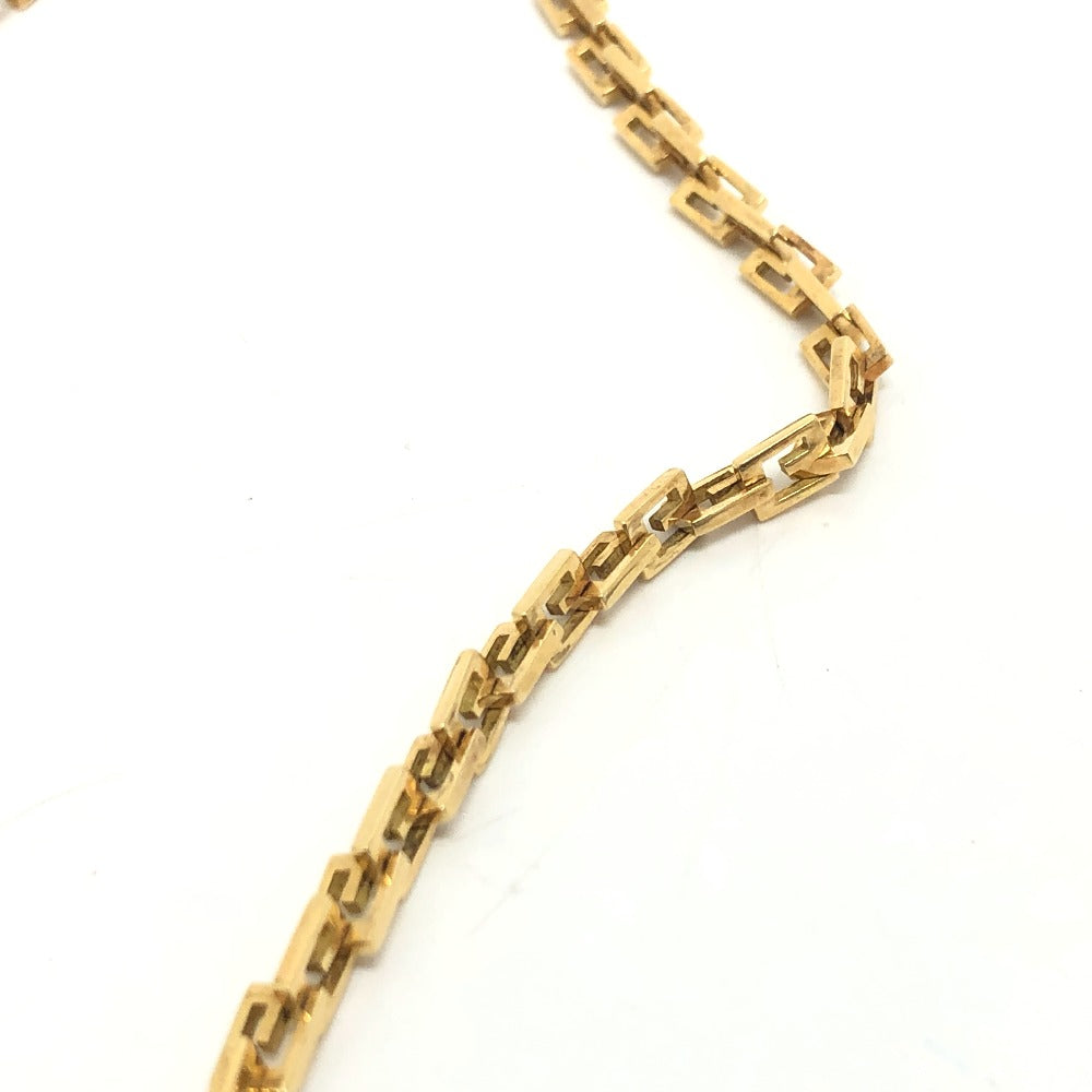 GUCCI Necklace 18K Yellow Gold gold K18YG G logo link square Women Used