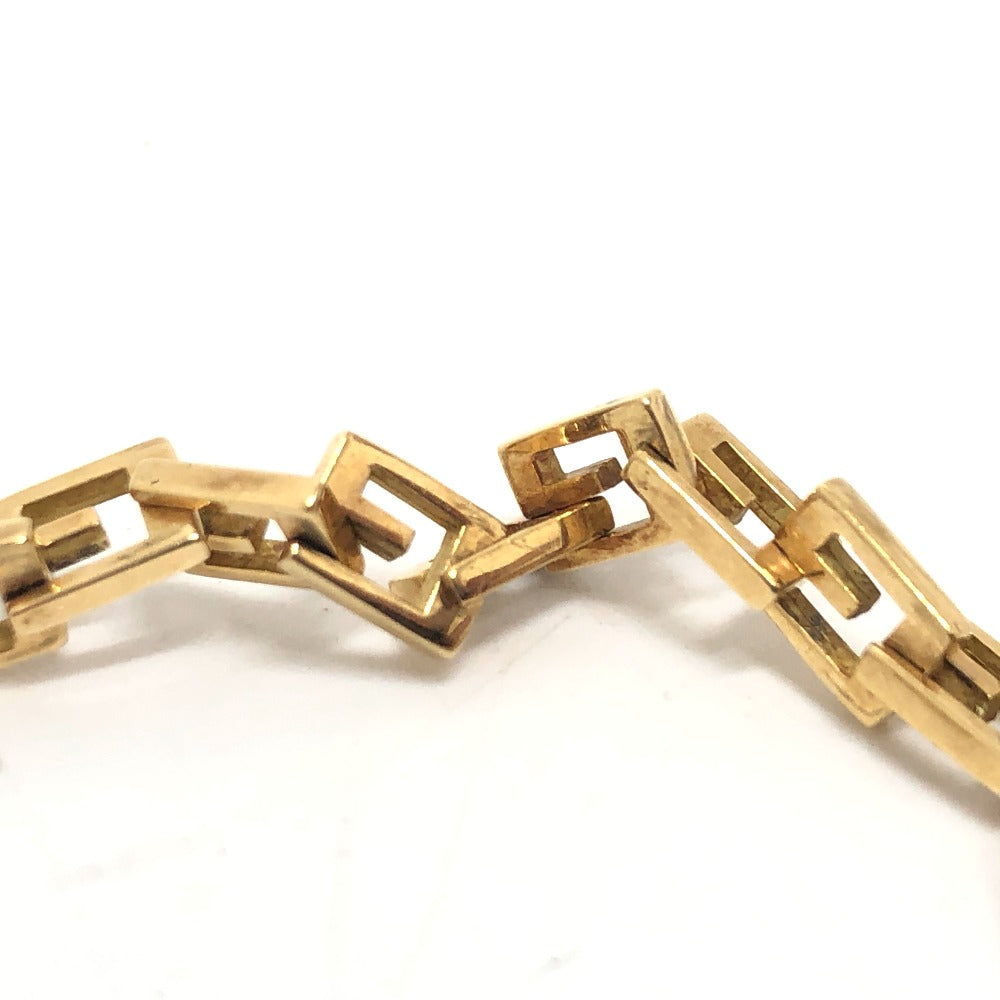GUCCI Necklace 18K Yellow Gold gold K18YG G logo link square Women Used