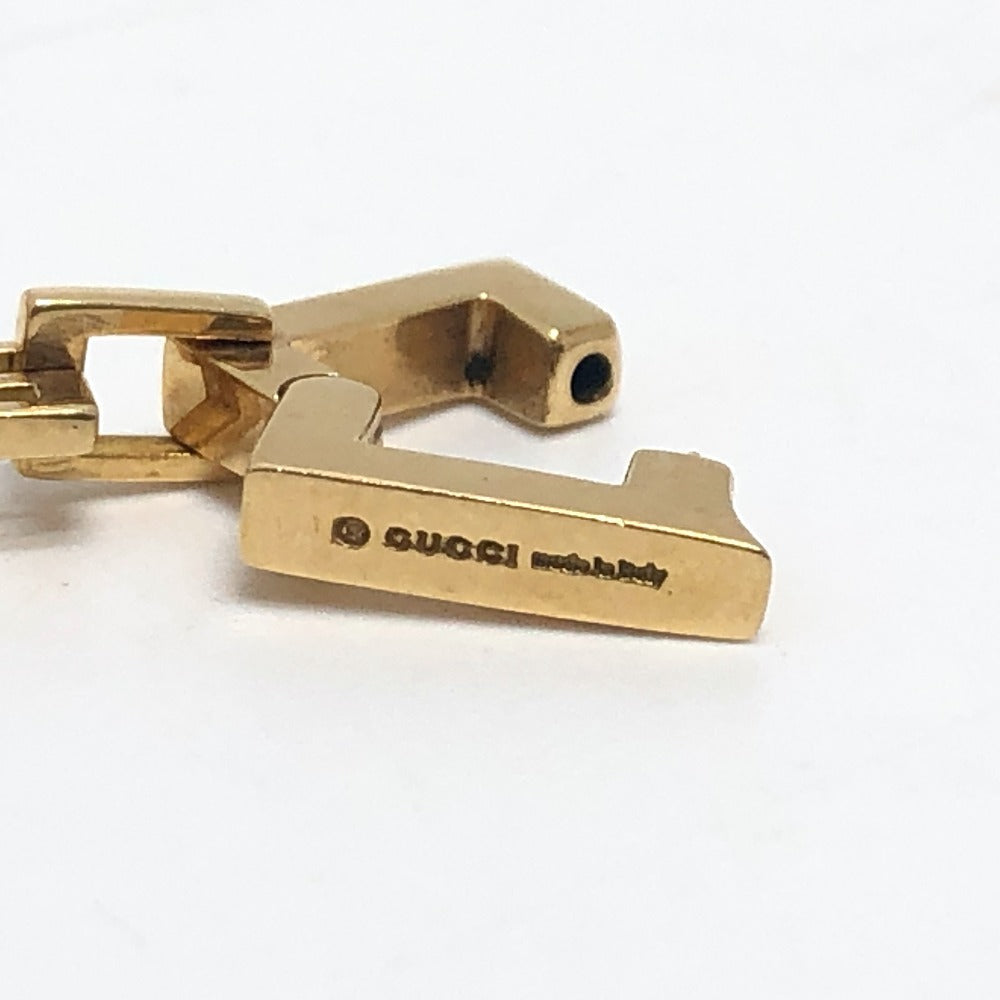 GUCCI Necklace 18K Yellow Gold gold K18YG G logo link square Women Used