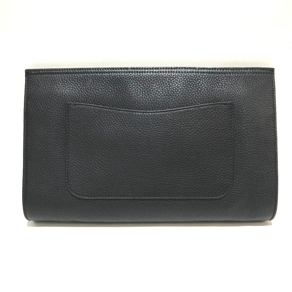 GUCCI Clutch bag 387220 Bamboo / leather black bamboo clutch Clutch bag unisex(Unisex) Used