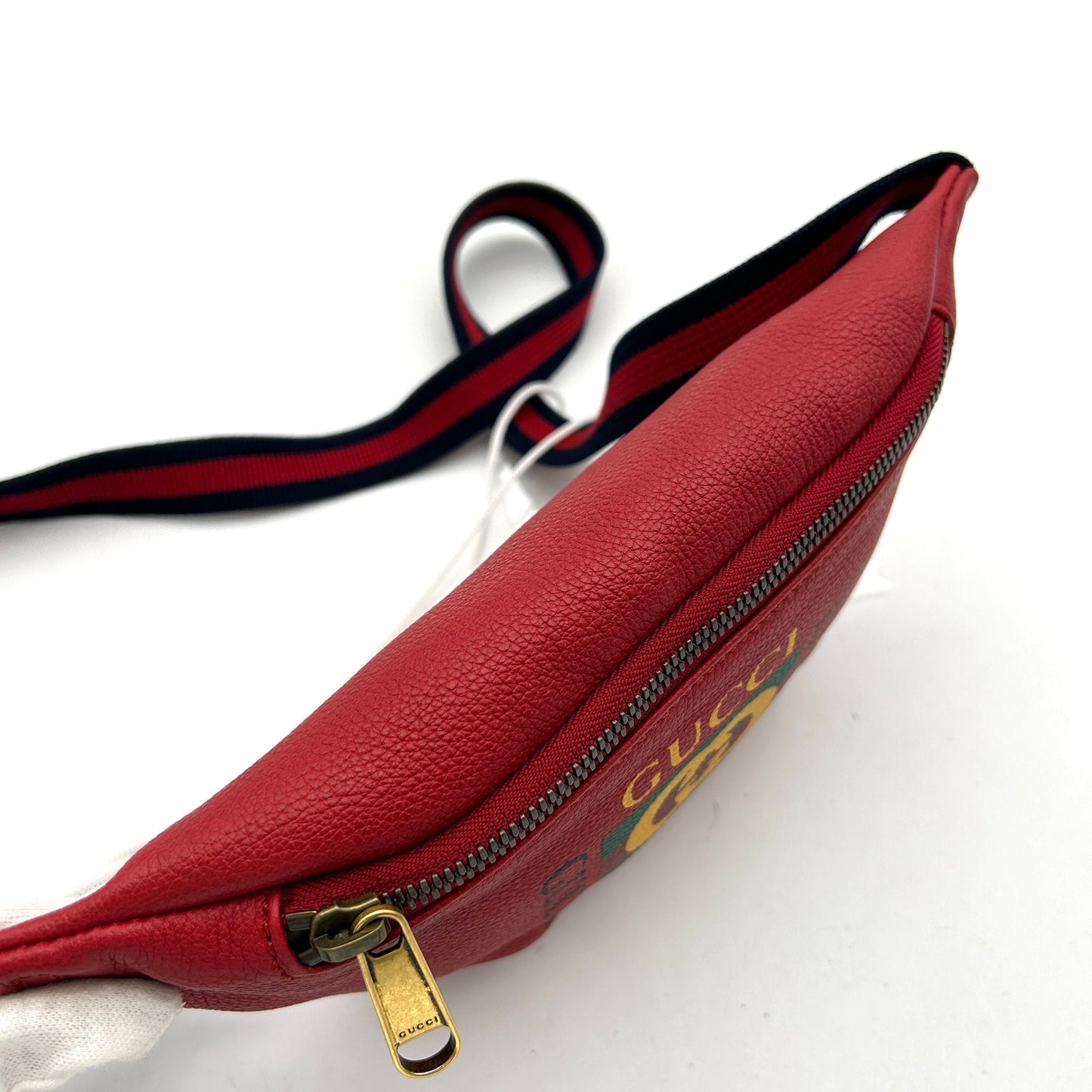 Gucci Red Leather Logo Belt Bag Gucci LA33160