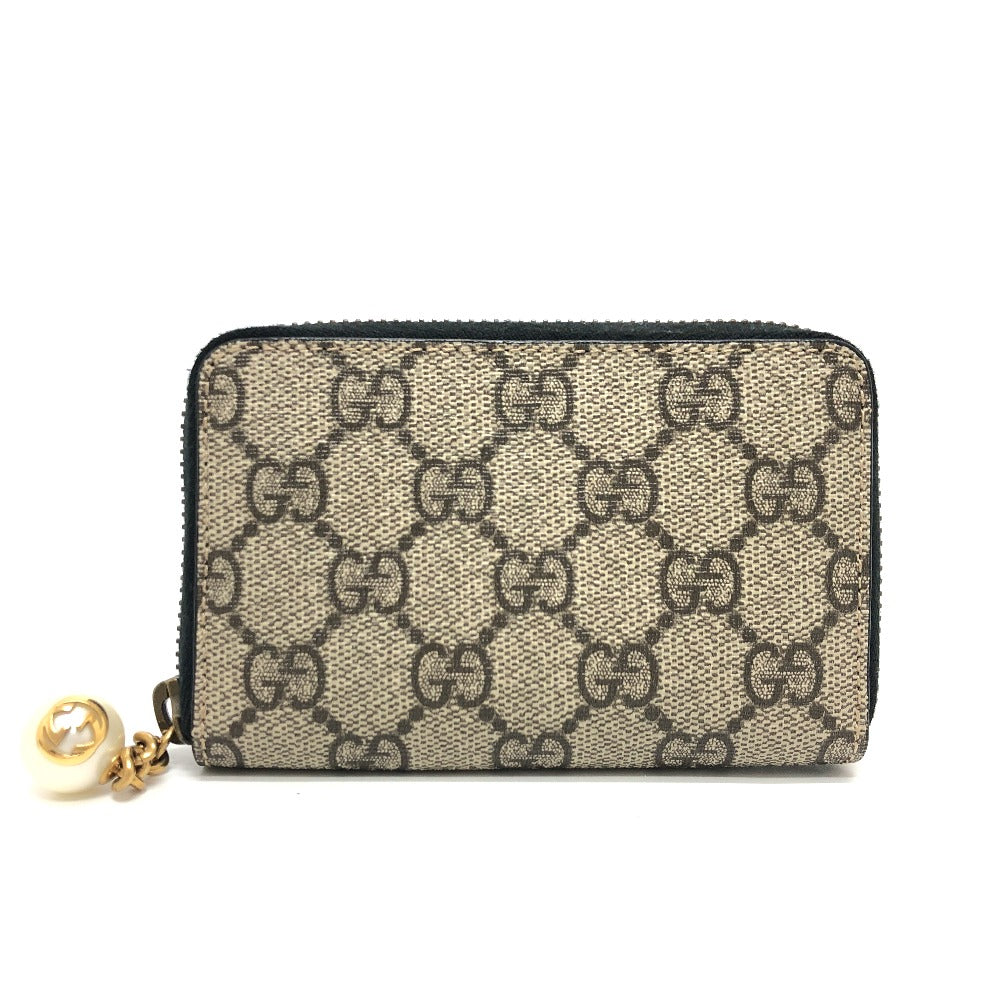 GUCCI Coin case 431482 Brown Zip Around